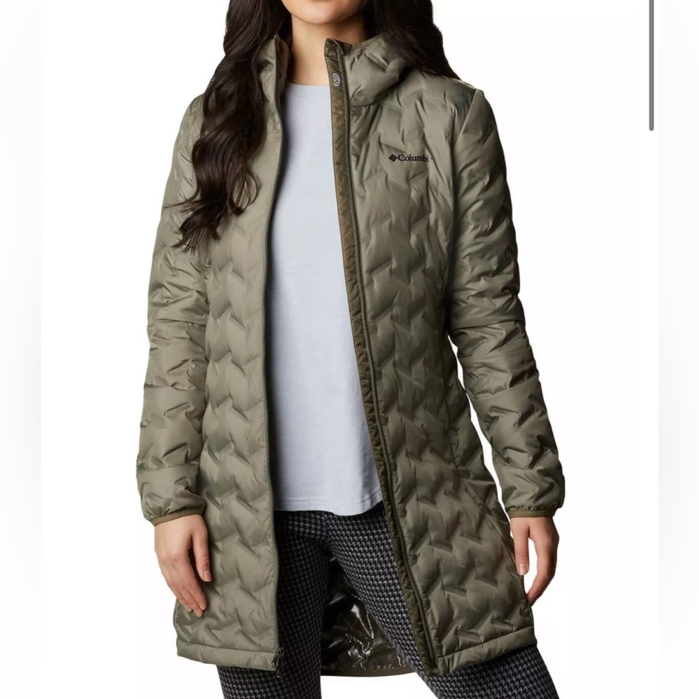 New w/ Tag Columbia Hooded Long Omni-Down Hooded Jacket